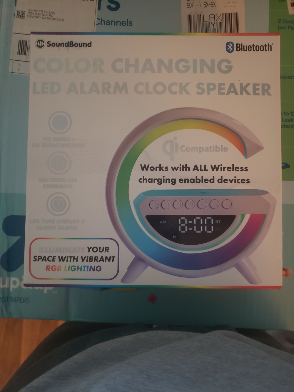 Bluetooth Wurless Charger And Speaker